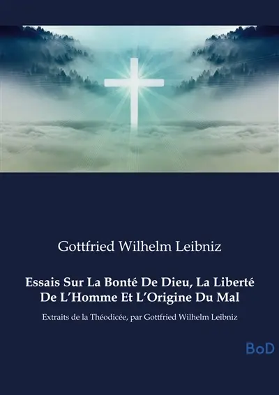 Essais Sur La Bonté De Dieu, La Liberté De L’Homme Et L’Origine Du Mal : Extraits de la Théodicée, par Gottfried Wilhelm Leibniz