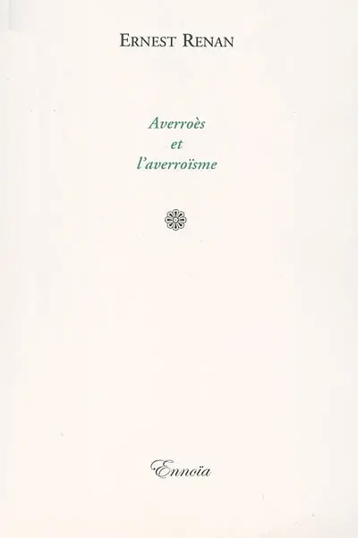 Averroès et l'averroïsme