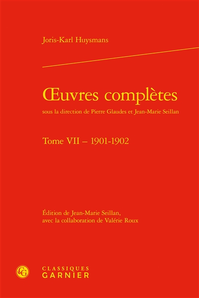 Oeuvres complètes. Vol. 7. 1901-1902
