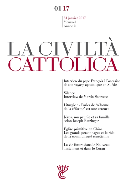 civiltà cattolica (la), n° 1 (2017)