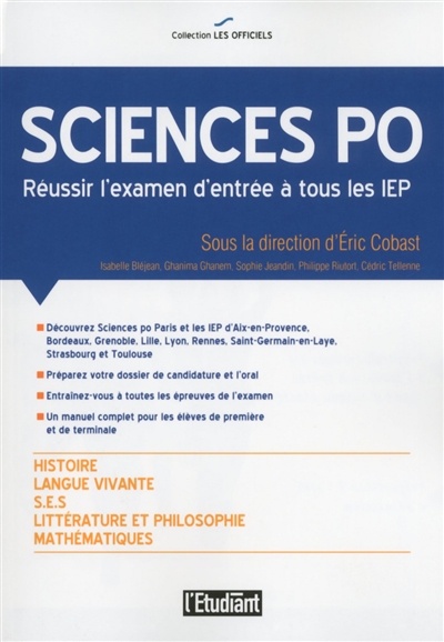 Sciences Po : réussir l'examen d'entrée à tous les IEP