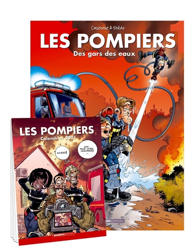 Les pompiers : pack tome 1 + calendrier 2021