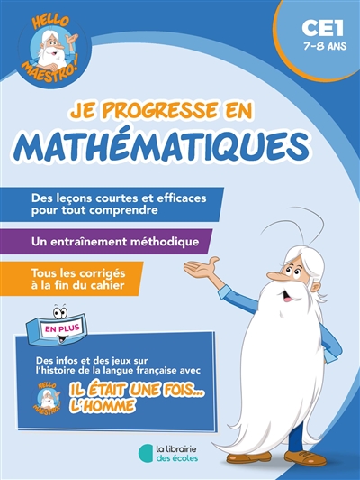 Je progresse en mathématiques, CE1, 7-8 ans