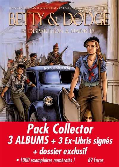 Betty & Dodge : pack collector : 3 albums + 3 ex-libris signés + dossier exclusif
