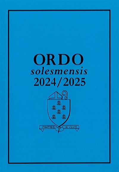 Ordo solesmensis 2024-2025...