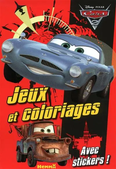 Cars 2 : jeux et coloriages