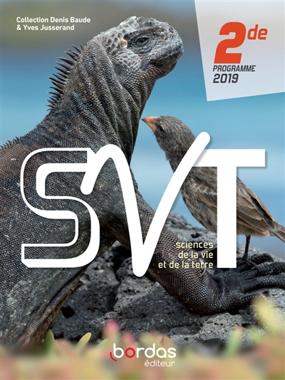 SVT, sciences de la vie et de la Terre 2de : programmes 2019