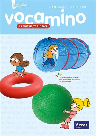 La motricité globale, maternelle TPS, PS, MS, GS : nouveaux programmes 2025