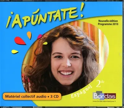 Apuntate 2de : coffret CD audio classe : édition 2010