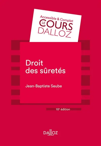 Droit des sûretés : 2020
