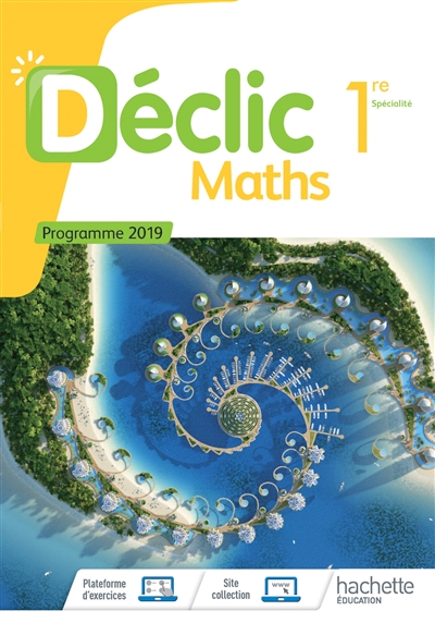 Maths 1re spécialité : programme 2019