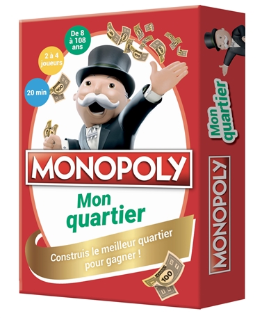 monopoly : mon quartier : construis le meilleur quartier pour gagner !