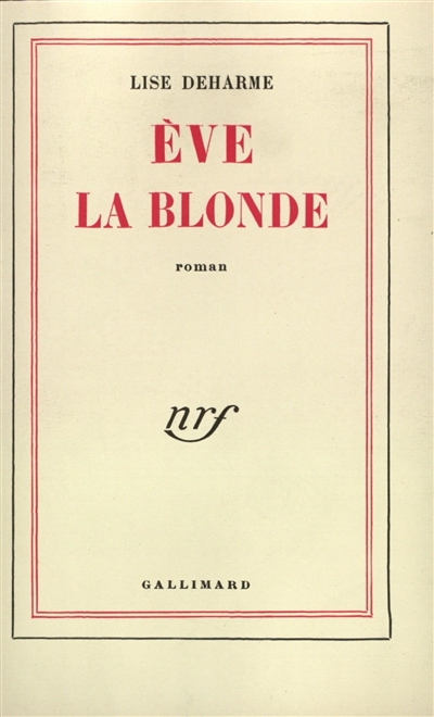 Eve la blonde