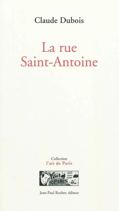 La rue Saint-Antoine