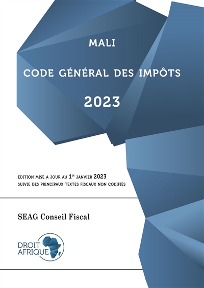 Mali : Code général des impôts 2023