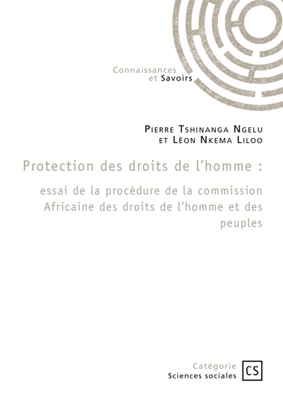 Protection des droits de l'homme : essai de la procédure de la commission Africaine des droits de l'homme et des peuples