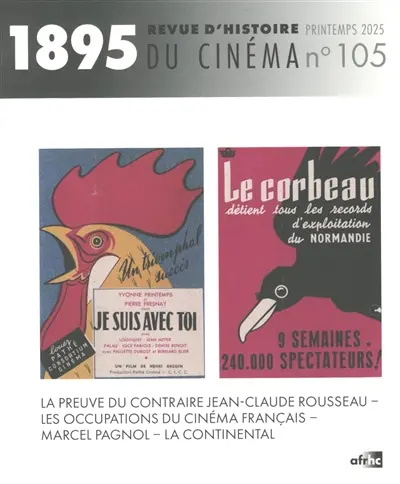 Mille huit cent quatre-vingt-quinze : revue d'histoire du cinéma, n° 105