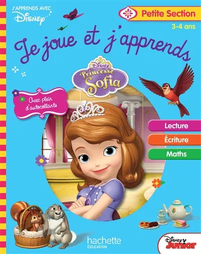 Princesse Sofia : je joue et j'apprends, petite section, 3-4 ans