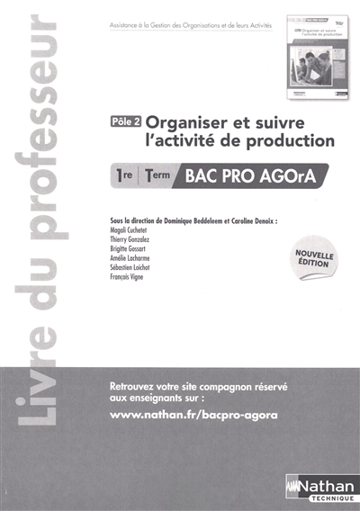 Organiser et suivre...