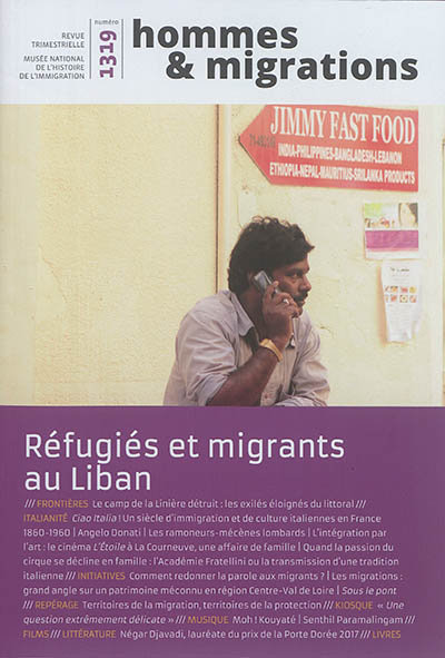 Hommes & migrations, n° 1319. Réfugiés et migrants au Liban