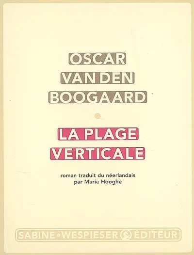 La plage verticale