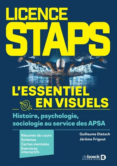 Licence Staps : l'essentiel en visuels : histoire, psychologie, sociologie au service des APSA