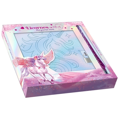 Licornes de rêve : Mon journal secret avec stylo licorne