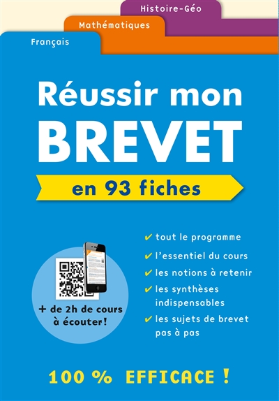 Réussir mon brevet en 93 fiches
