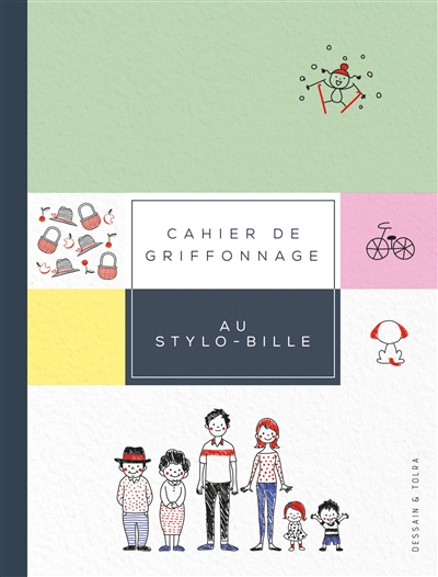 Cahier de griffonnage au...
