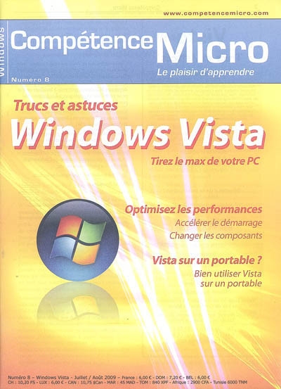 Compétence Micro, n° 8. Windows Vista, trucs et astuces, tirez le max de votre PC