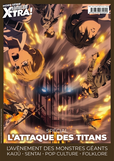 anime land x-tra, hors série : le premier magazine français de l'animation & du manga. l'attaque des titans
