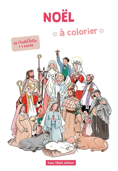 Noël à colorier : 24 CredoCartes + 1 conte Noël à colorier : 24 CredoCartes + 1 conte