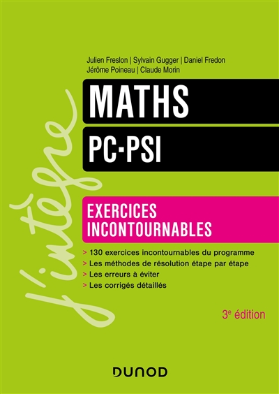 Maths PC, PSI : exercices incontournables