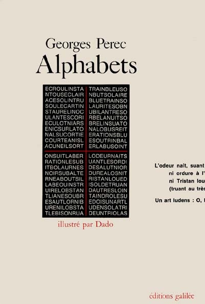 Alphabets : cent soixante-seize onzains hétérogrammatiques