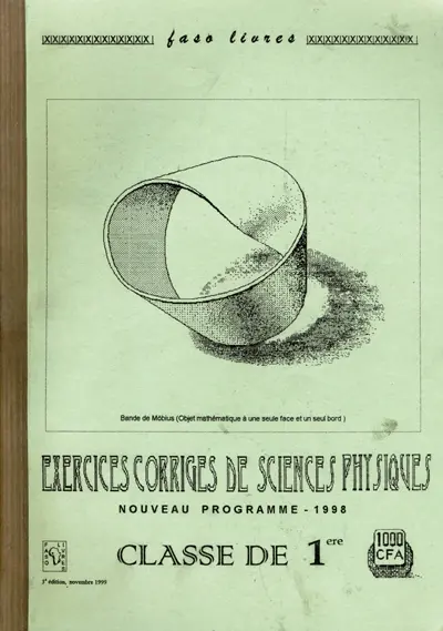 Exercices corrigés de sciences physiques, classe de 1re : nouveau programme, 1998