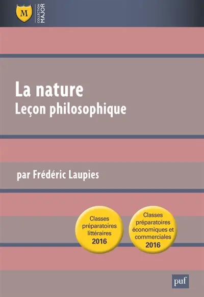 La nature : leçon philosophique