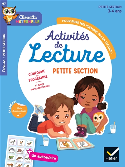 Activités de lecture, maternelle petite section, 3-4 ans