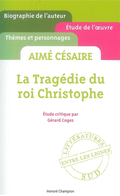 Aimé Césaire, La tragédie du roi Christophe