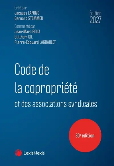 Code de la copropriété : 2027