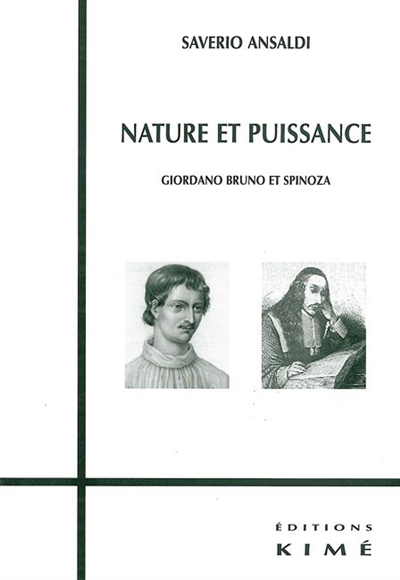 Nature et puissance : Giordano Bruno et Spinoza