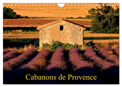 Cabanons de Provence (Calendrier mural 2025 DIN A4 vertical), CALVENDO calendrier mensuel : Autrefois, les paysans allaient aux champs à pied ou à cheval. Les champs étaient souvent loin des villages, alors, ils construisaient des cabanons pour ranger leurs outils et se protéger du soleil et de la pluie.