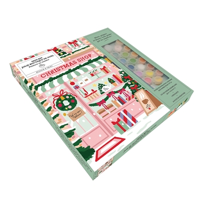Mon kit la jolie boutique de Noël : peinture au numéro