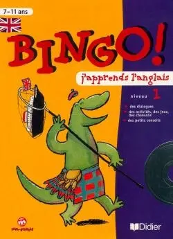 Bingo ! : j'apprends l'anglais, cours moyen niveau 1