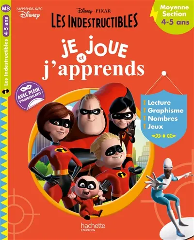 Les Indestructibles : je joue et j'apprends : moyenne section, 4-5 ans