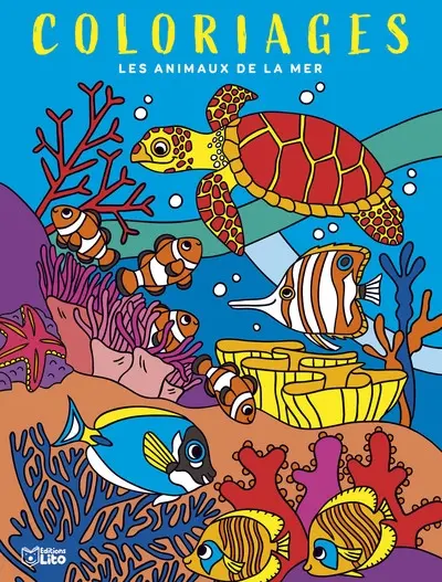 Les animaux de la mer : coloriages