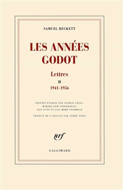 Lettres. Vol. 2. Les années Godot : 1941-1956