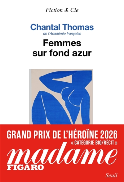 Femmes sur fond azur