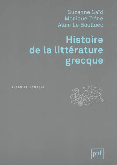 Histoire de la littérature grecque