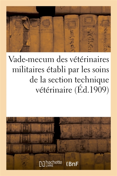 Vade-mecum des vétérinaires...