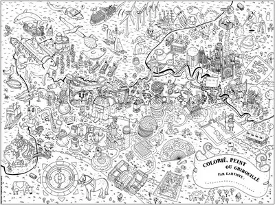 La Normandie : colorie, peint ou gribouille